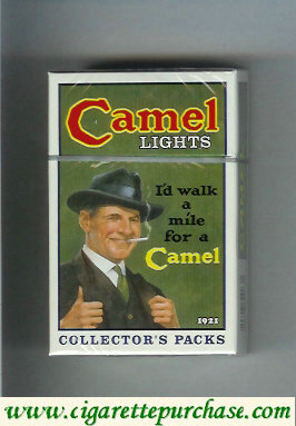 Camel Collectors Packs 1921 Lights cigarettes hard box